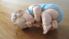 A.Lucchesi Sammelfigur Schlafende Baby Porzellan