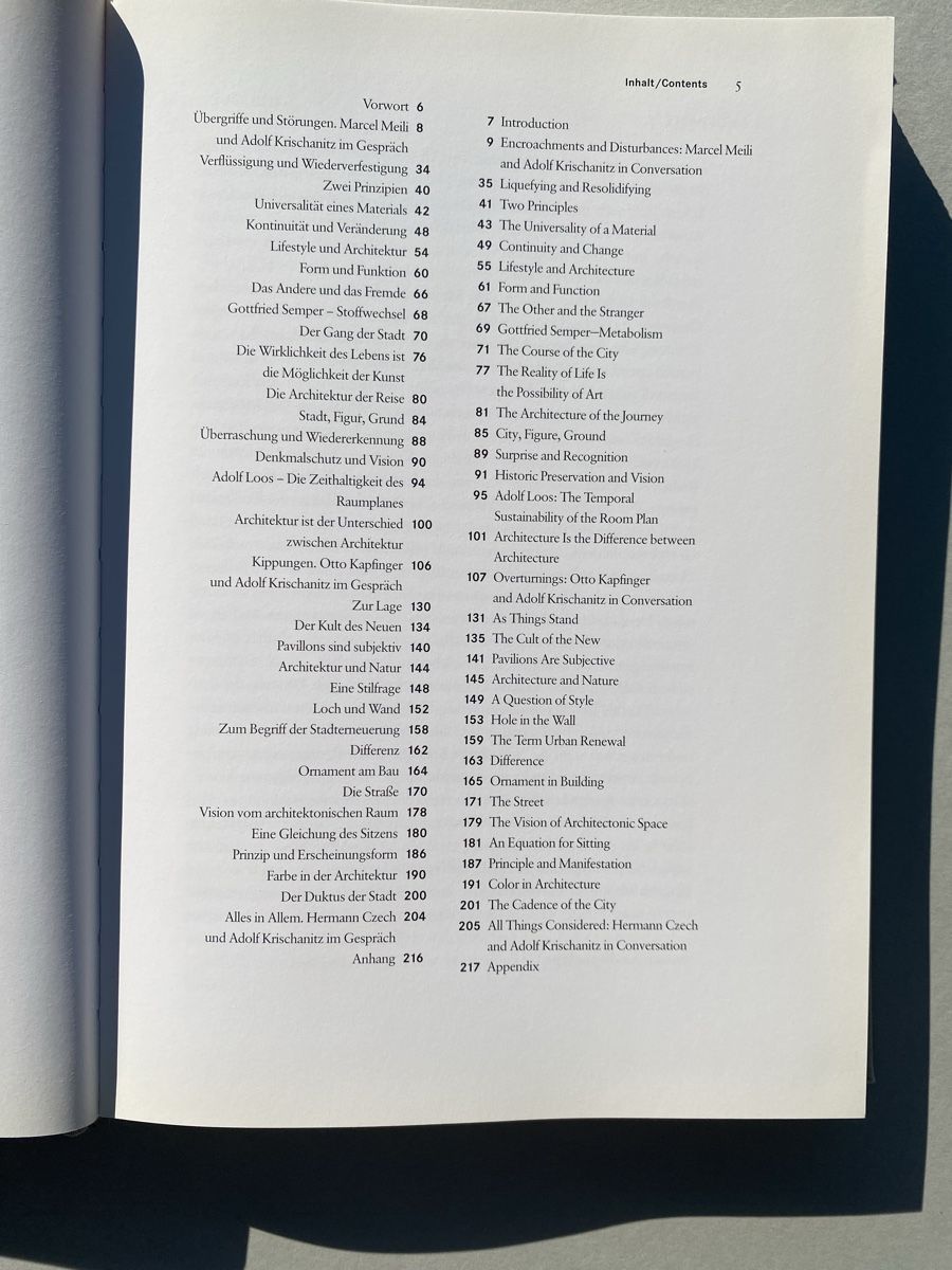 Libri: Adolf Krischanitz Architecture Book, Marcel Meili – Nuovo (secondo la descrizione) da Zürich venduto da lesgarcons 2