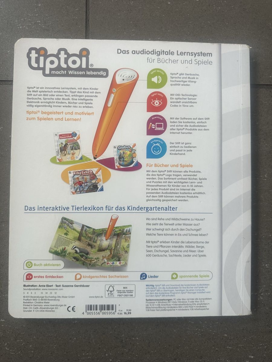 Libri: Tiptoi Bilderlexikon Tiere  – Usato da Busswil venduto da billib 1