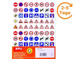 Stickerset, 320 Stück, Verkehrsgesetze