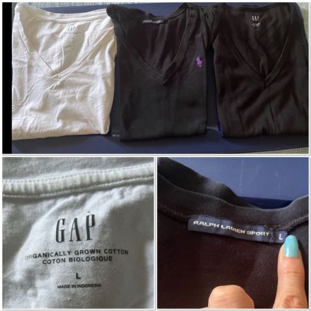 3 T-Shirts Grösse L, Ralph Lauren, GAP!