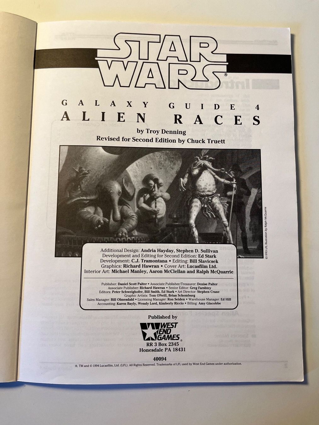 Libri: Star Wars Galaxy Guide 4 : Alien Races (EN!) – Usato da Bern venduto da The_One_Salesman 2