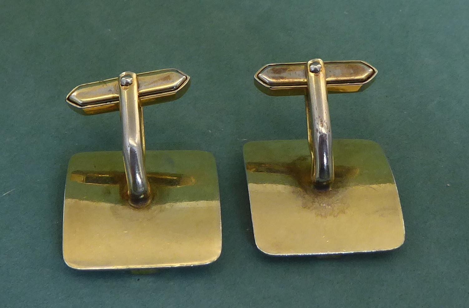 Gemelli: Manschetten Knöpfe, METALL VERGOLDET – Usato da Muri AG venduto da silvermouse007 1