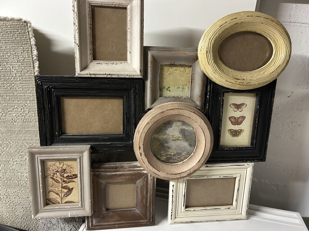 Cadres de tableaux: Diverse Bilderrahmen Kollektion - Vintage Look, 9 Stk. – D'occasion à Pfäffikon ZH par elv_7hn5