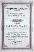 Basler Bandfabrik, vorm. Trüdinger & Cons., Basel - 1897