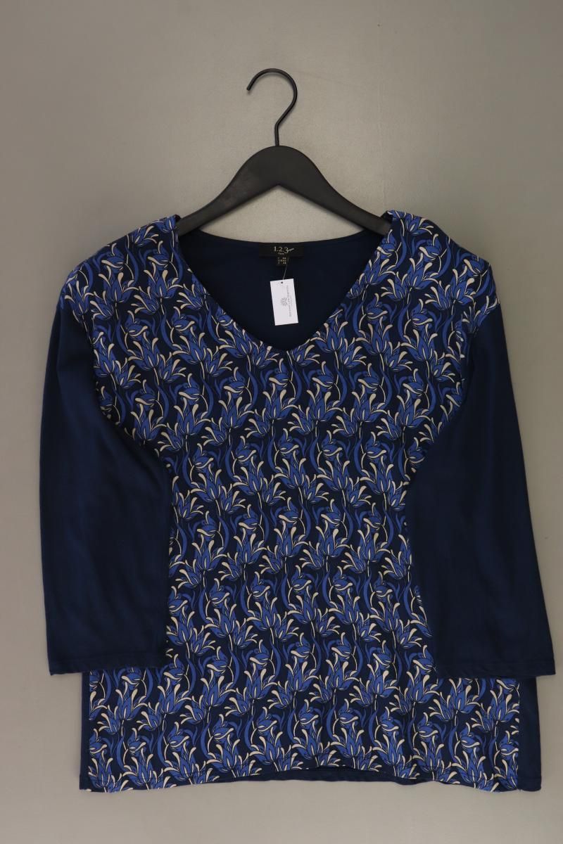 Blusen: 1.2.3 Paris Regular Bluse Gr. 42 blau – Gebraucht aus Neustadt an der Waldnaab von SecondLifeFashion