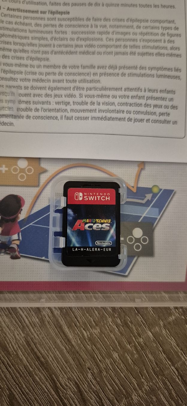 Nintendo Giochi: MARIO TENNIS ACES SWITCH SWITCH 2 FRANÇAIS 2018 MULTILANGUES – Usato da Grand-Lancy venduto da luc111 4