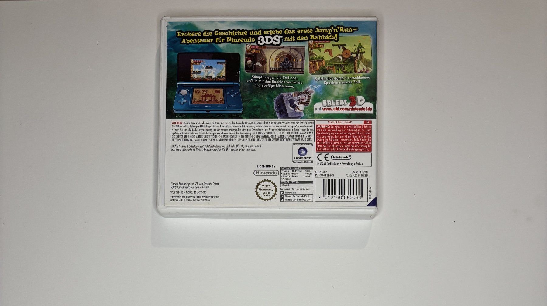 Giochi: 3DS - Rabbids 3D – Usato da Allschwil venduto da Bullach 2