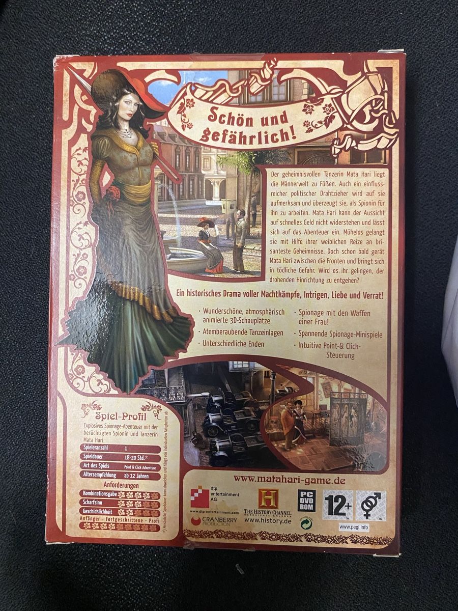Giochi: PC Spiel Mata Hari - Neu und eingeschweisst – Nuovo e nell'imballaggio originale da Basel venduto da spider-loc 1