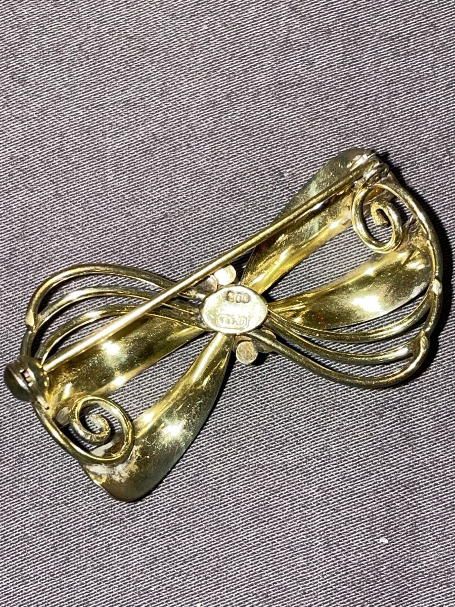 Broschen & Nadeln: Elegante Vintage Brosche Schleife – Gebraucht aus Schlieren von ber_nqj2 2