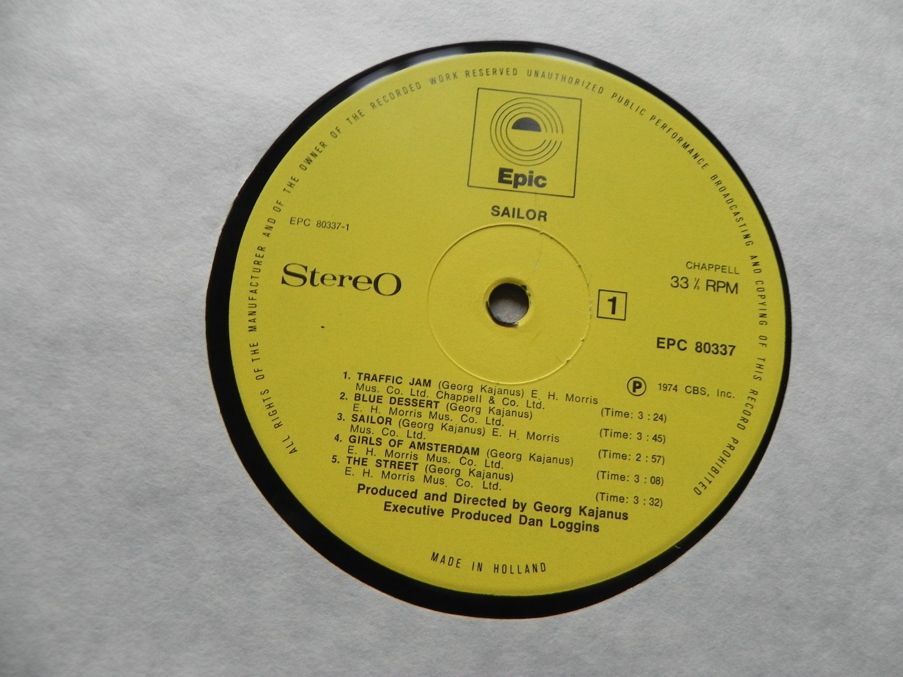 Dischi in vinile: LP brit. Pop Band Sailor 1974 – Usato da Siebnen venduto da krimsie 4