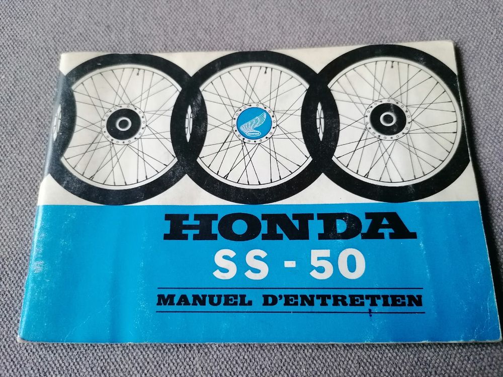 Honda SS 50 moto ancienne manuel d #39 entretien rare oldtimer (D #39 occasion