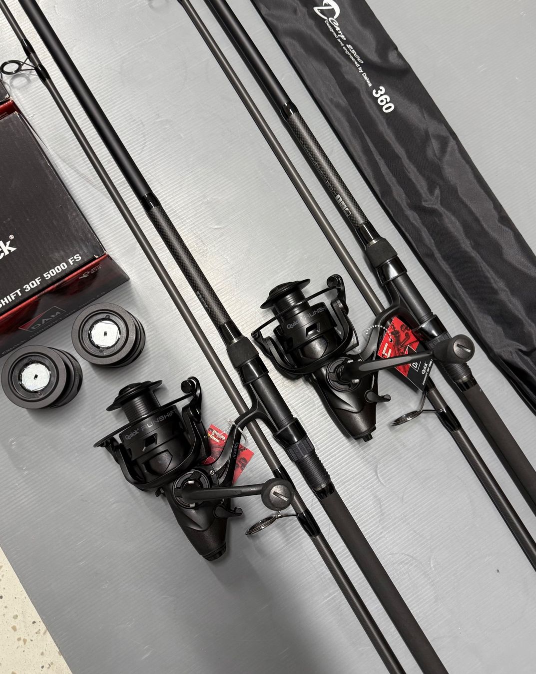 Daiwa Canne da pesca: 2x Daiwa Karpfen Comboruten 3.60m – Nuovo e nell'imballaggio originale da Trimbach venduto da duri..
