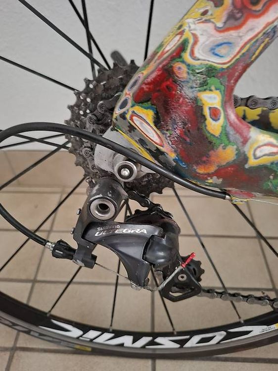 Vélo de course C4 unique personnalisé Shimano Ultegra rare