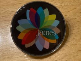 James - Pin Anstecker Punk Metal Rock Band