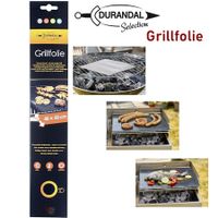 Grillfolie schwarz Durandal 40 x 50 cm