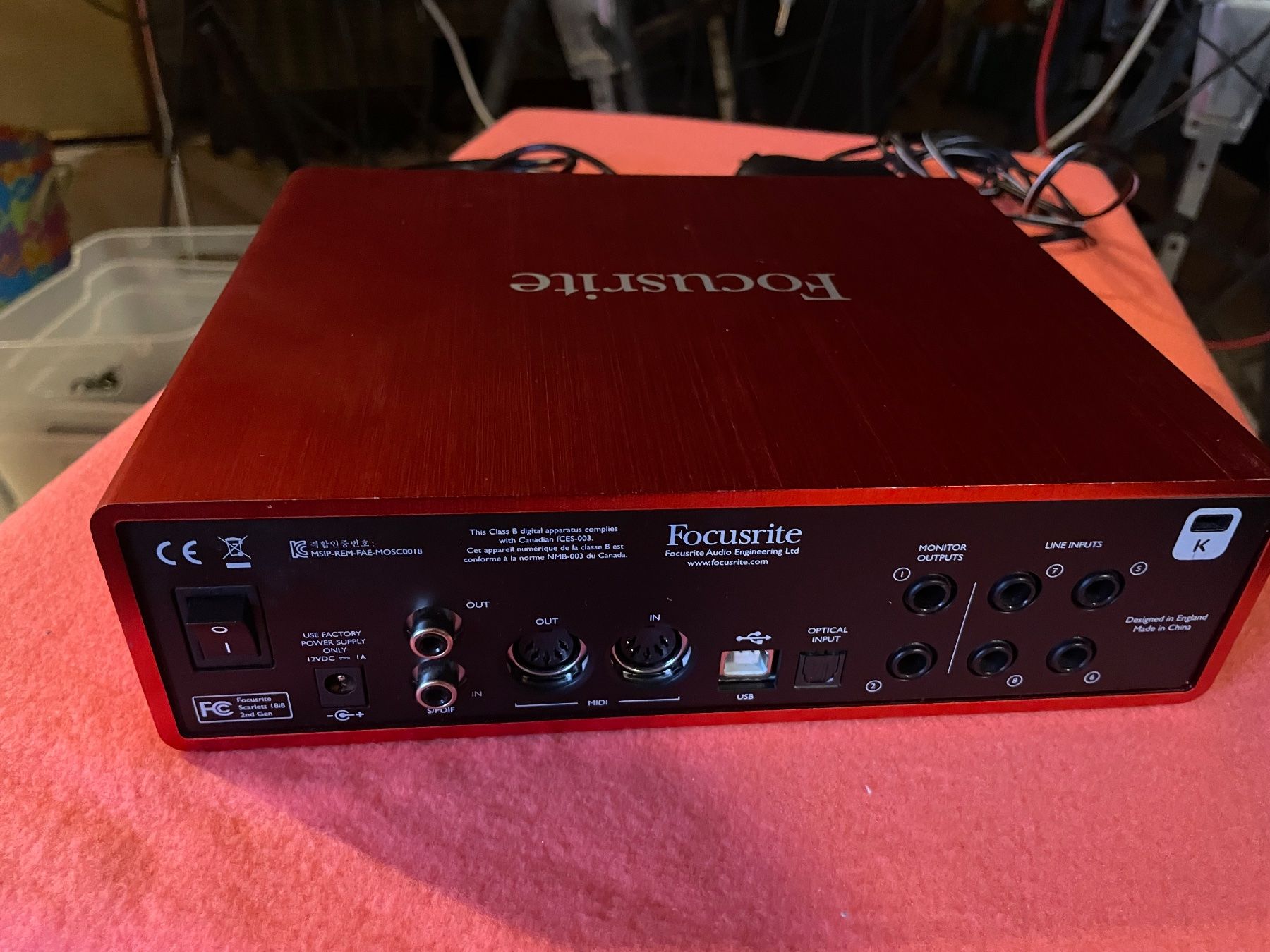 Focusrite Schede audio: Focusrite Scarlett 18i8 2d generation – Usato da Embrach venduto da xenovolcano 1