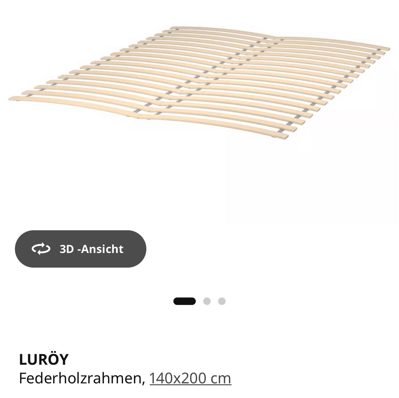 Ikea Betten: Bettgestell 140x200 mit Lattenrost Neu – Neu und originalverpackt aus Zürich von mmg_nr9r 4