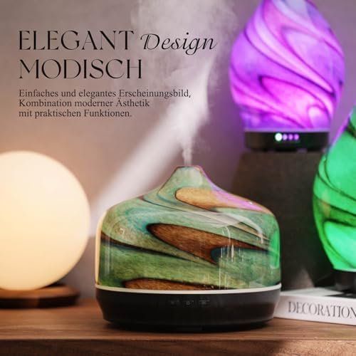 Luftbefeuchter: Diffuser 500ml, Handgeblasen Glas Luftbefeuchter – Neu und originalverpackt aus Hundwil von Stallone6 6