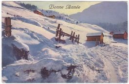 Bonne Année, circulée 1918