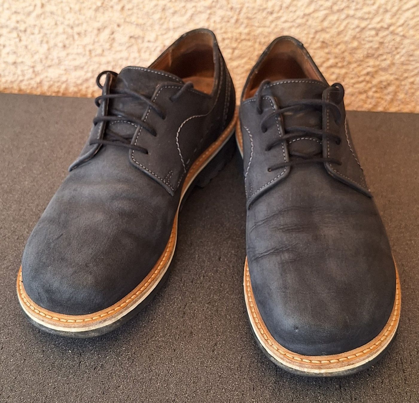 Helvesko Scarpe da uomo: Helvesko Herren-Schnürschuh dunkelblau – Usato da Affoltern am Albis venduto da sut_plw9