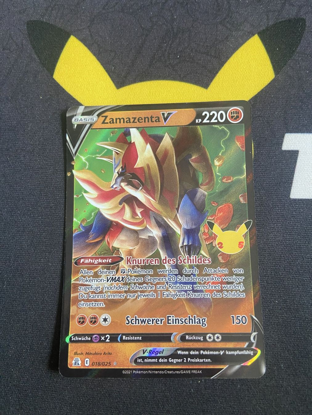 Cartes: Zamazenta V Celebrations – D'occasion à Reinach BL par sob_wf8b