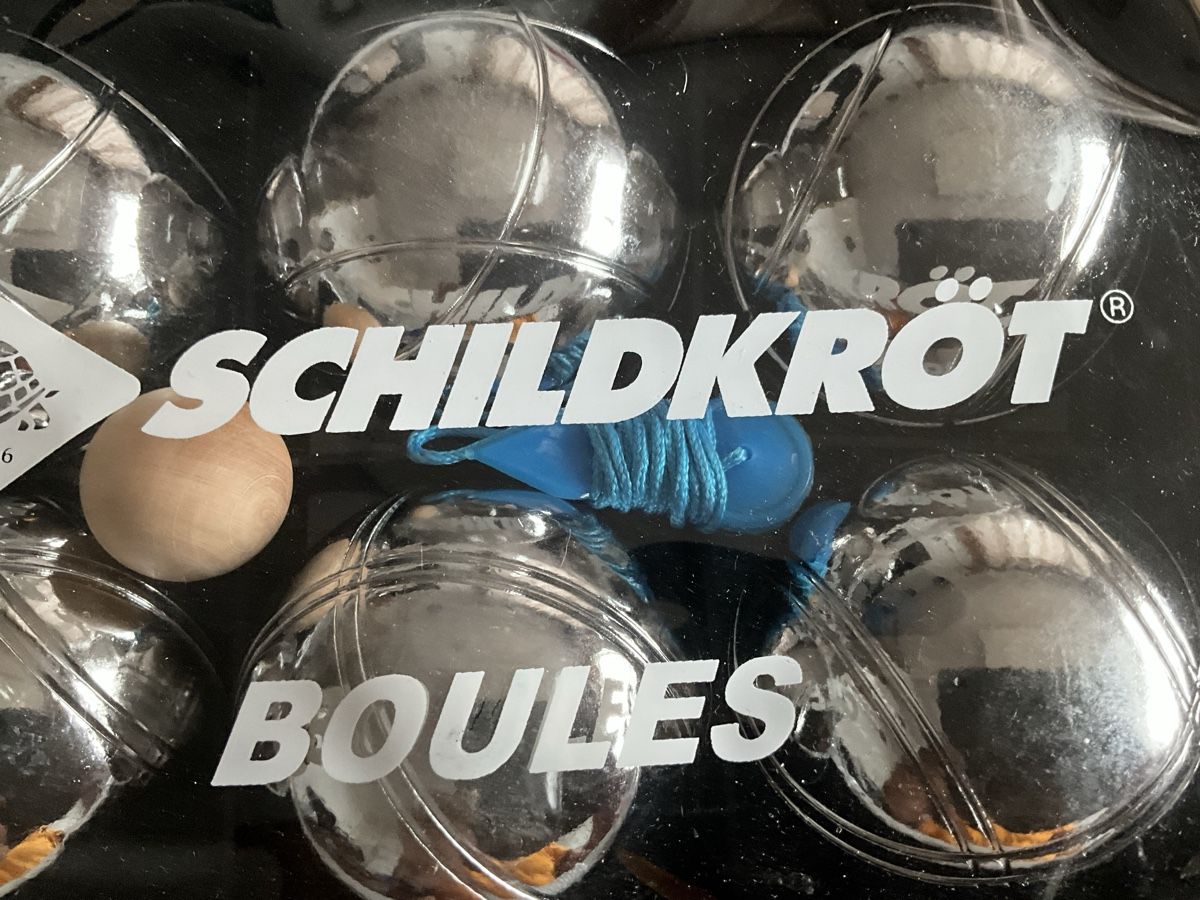 Giochi: Schildkröt Boule Set mit Tasche 6 Kugeln neu – Nuovo (secondo la descrizione) da Thal venduto da nocheli 1