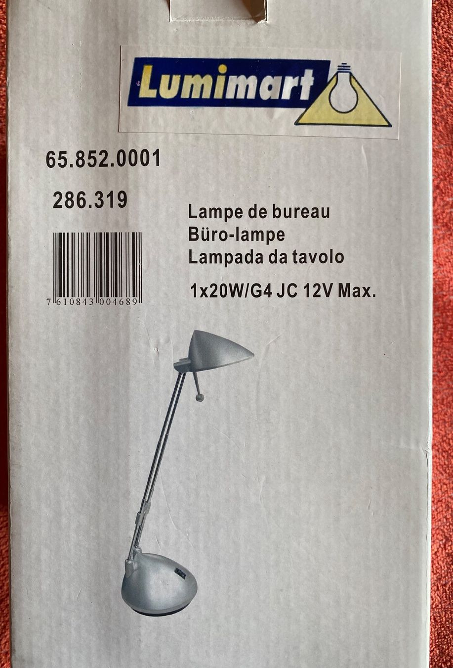 Lampade: Schreibtisch-Lampe Lumimat – Nuovo e nell'imballaggio originale da Bremgarten AG venduto da 2N1 1