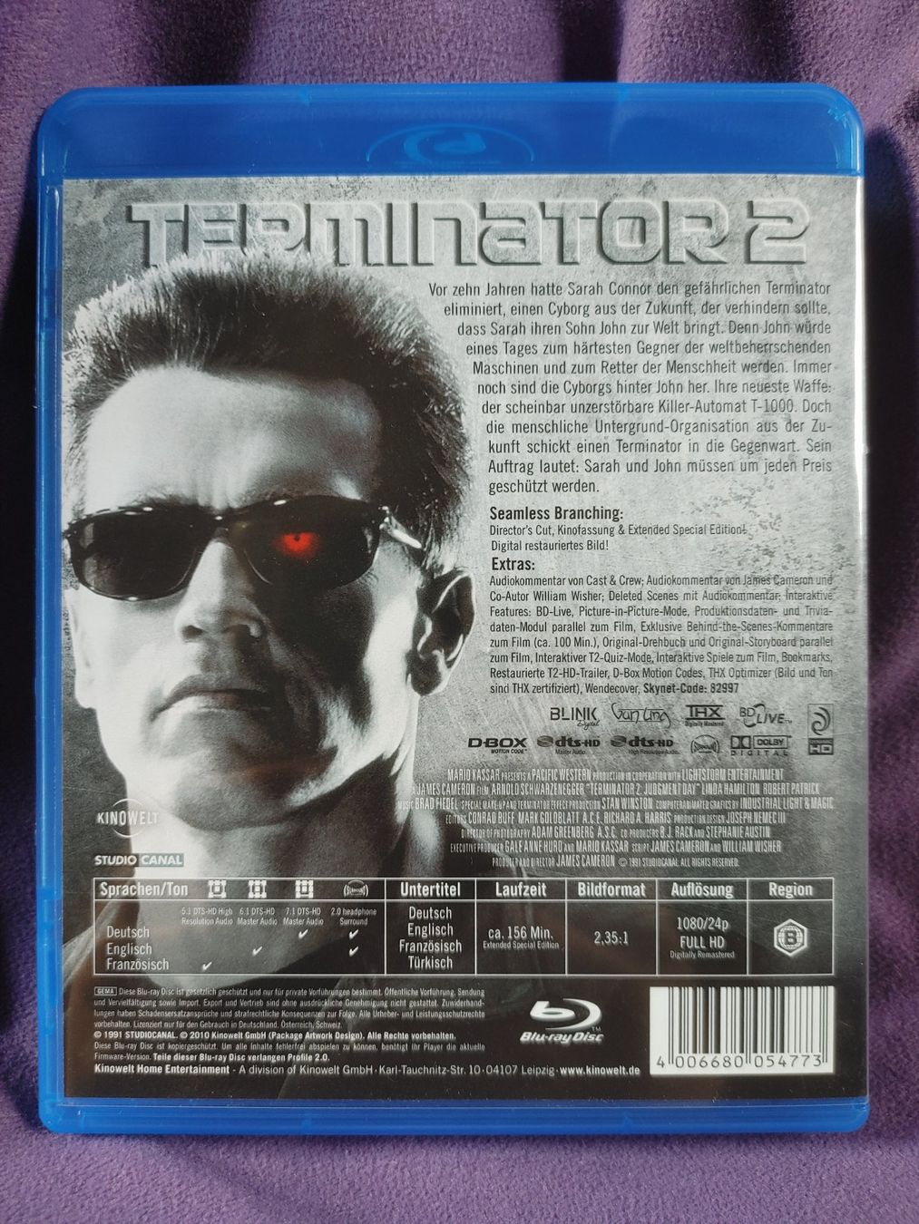 Tutti i DVDs: Terminator 2 - Judgment Day - Special Edition - Blu Ray – Usato da Ibach venduto da FinrodTaralom 1