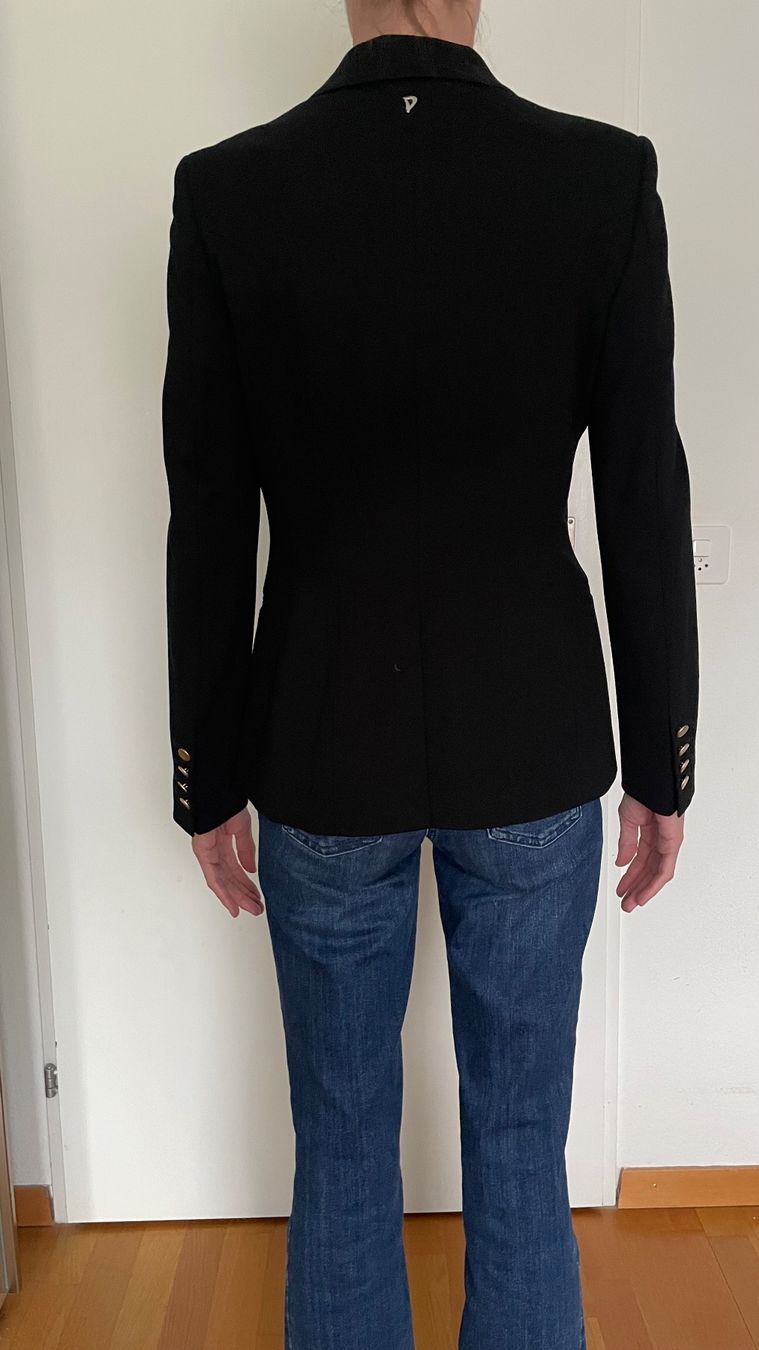 Dondup Giacche: Dondup Blazer, schwarz, Gr. IT42/DE38 – Nuovo (secondo la descrizione) da Thalwil venduto da 0_Primavera_0 2