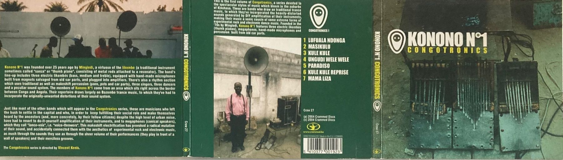 CD: KONONO N°1 - CONGOTRONICS – Usato da Poliez-Pittet venduto da Newtown-Records 3
