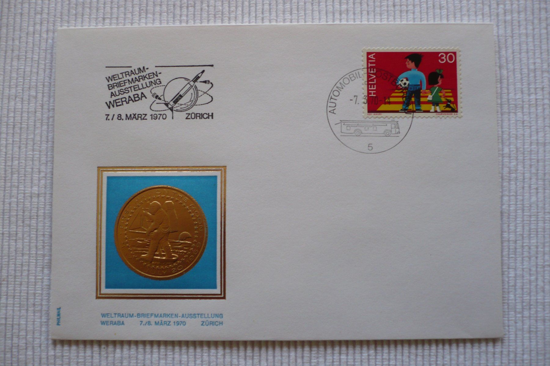 Alle Briefmarken: 1970 WERABA, Zürich – Gebraucht aus Zürich von saltandpepper008