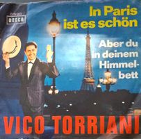 Vinyl Single Vico Torriani - in Paris ist es schön
