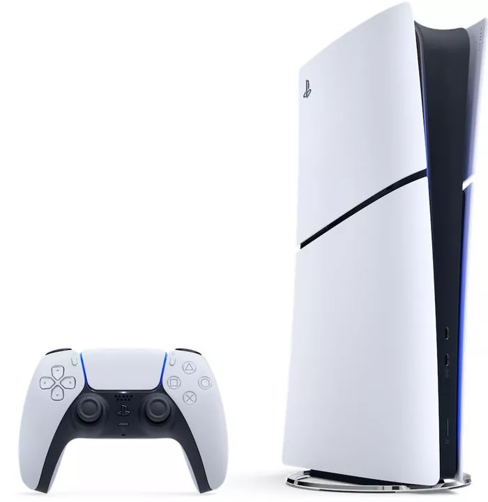 Sony Konsolen: Ps5 Slim Digital Edition + 2 Controller & Headset – Neu (gemäss Beschreibung) aus Winkel von dar_7b97