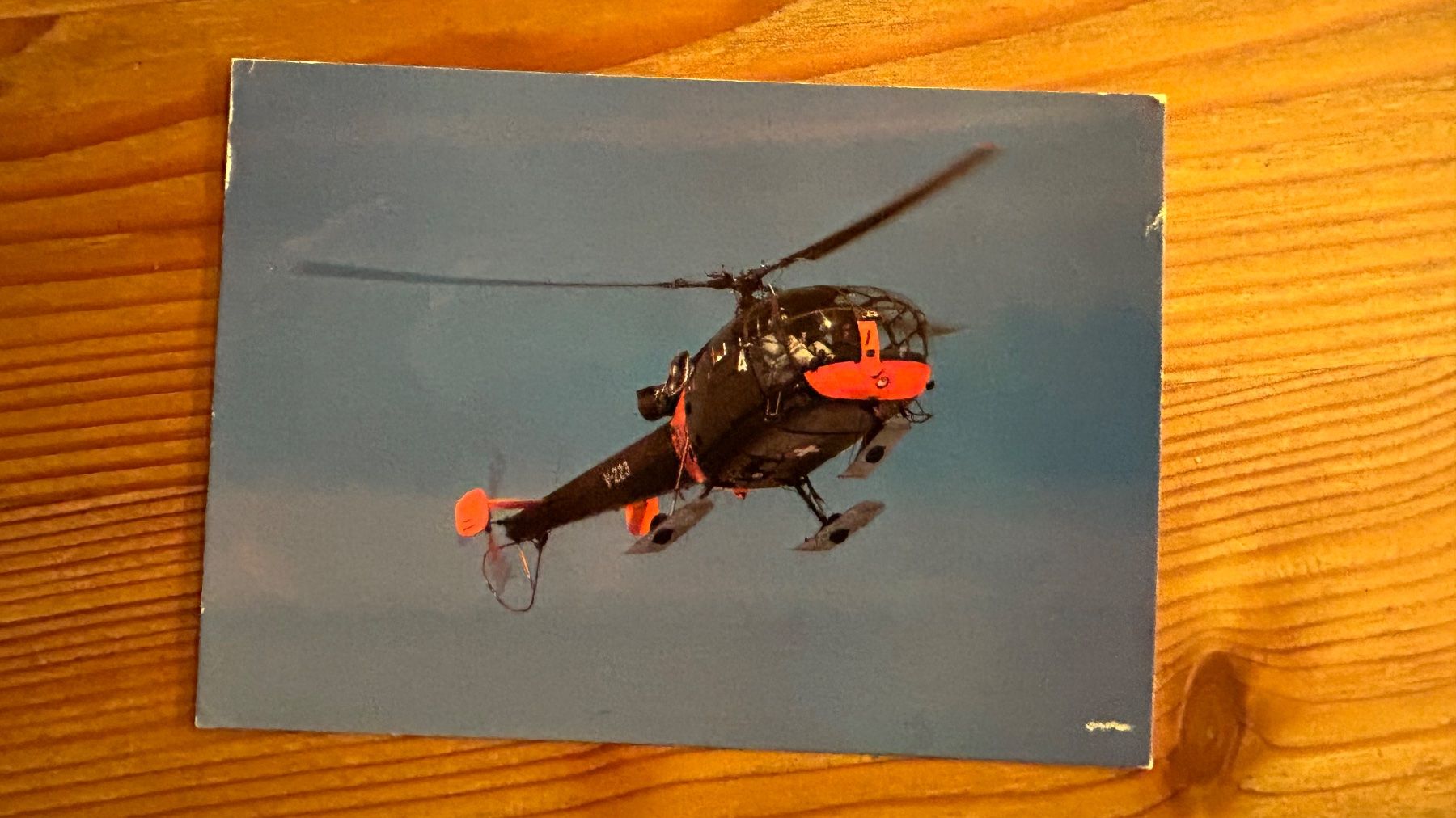 Cartoline postali: 1 Postkarte Schweizer Luftwaffe - Alouette III – Usato da Hofstetten b. Brienz venduto da summer_11