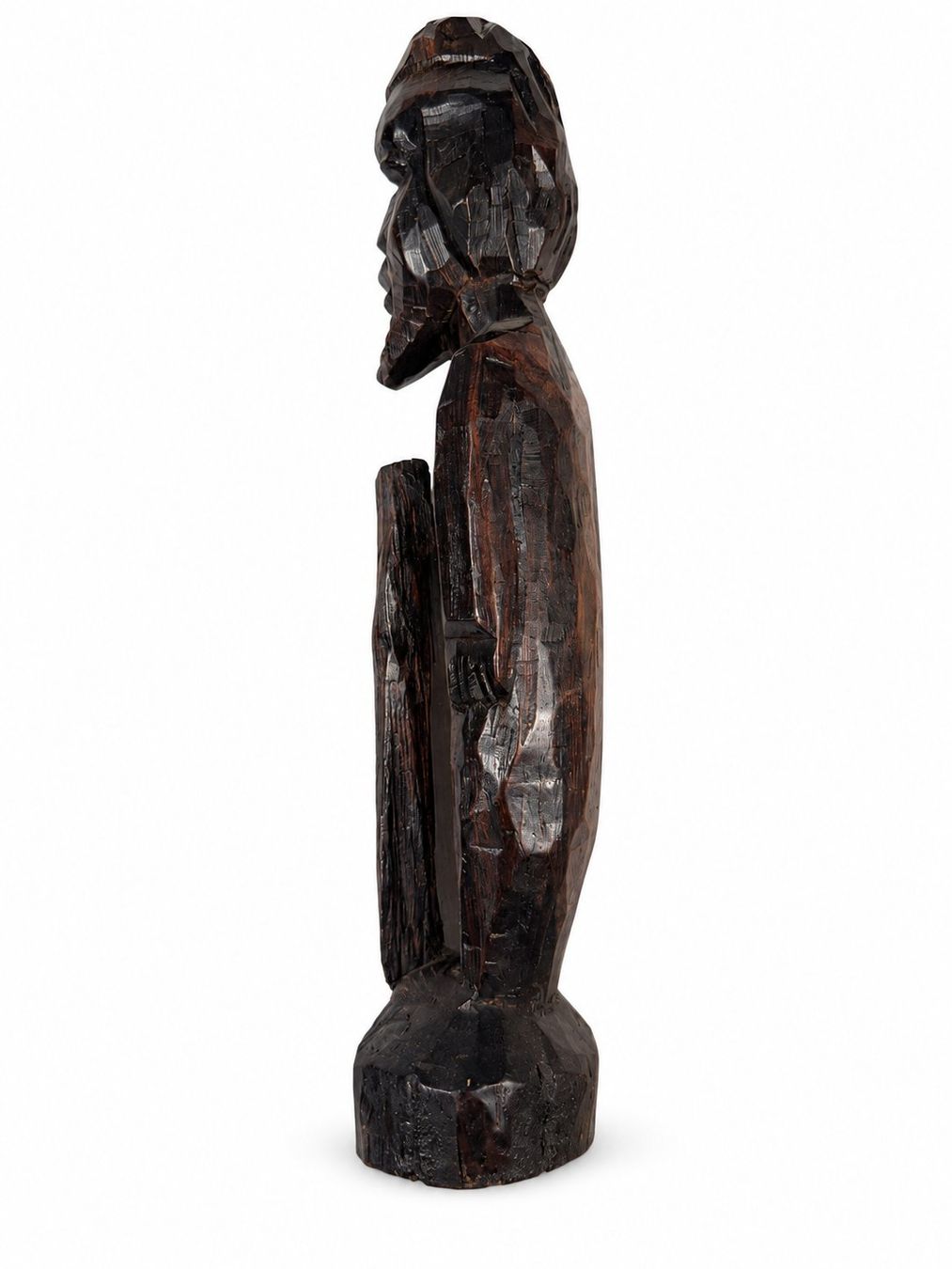 Skulpturen & Statuen: Geschnitzte Holzfigur – bärtiger Mann, ca. 33 cm – Gebraucht aus Zollikerberg von lin_yc2n 4