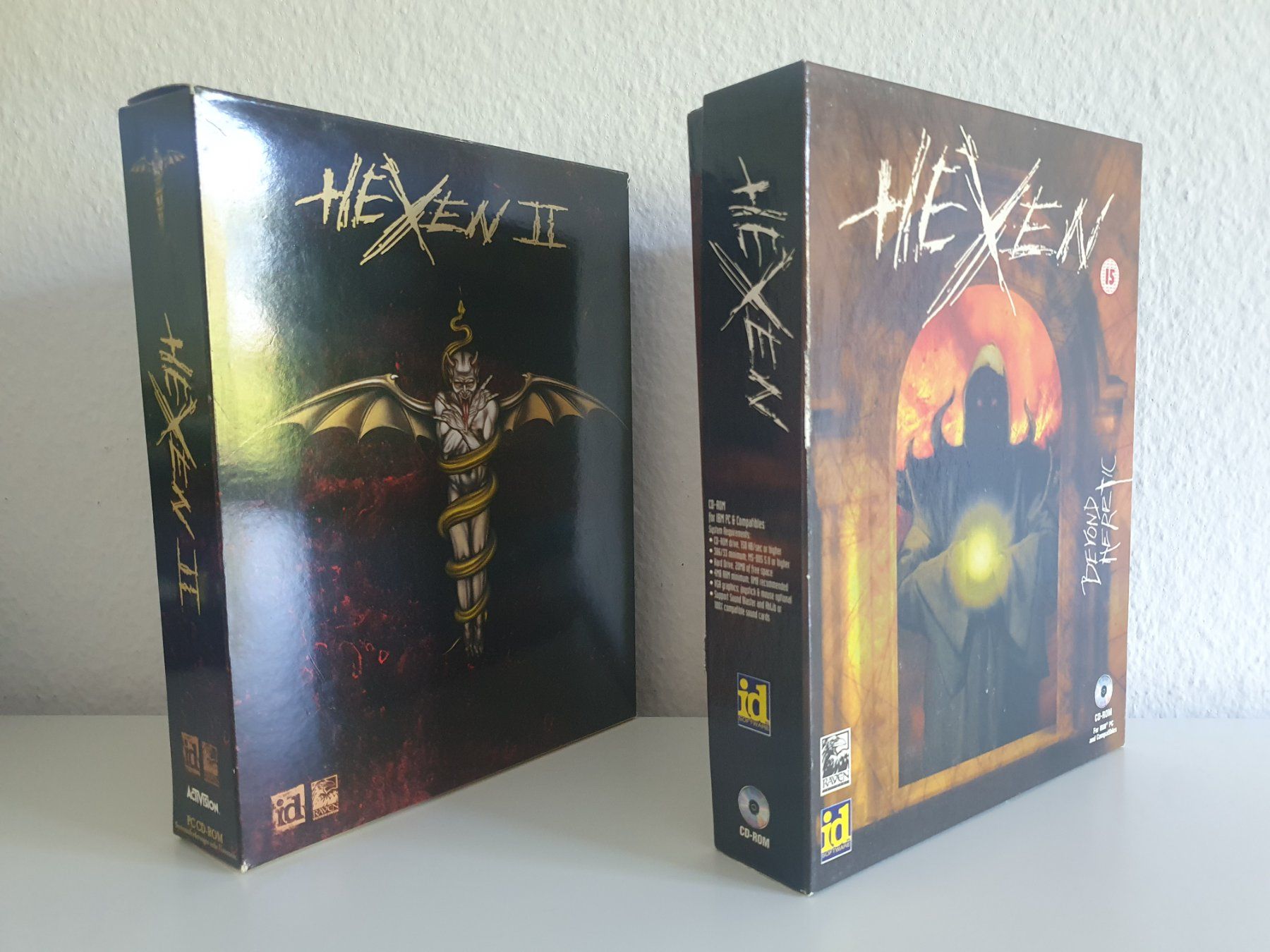 Giochi: PC Games HeXen + HeXen 2 (1995-1997) Big Box Bundle – Usato da Greifensee venduto da perfectioN88