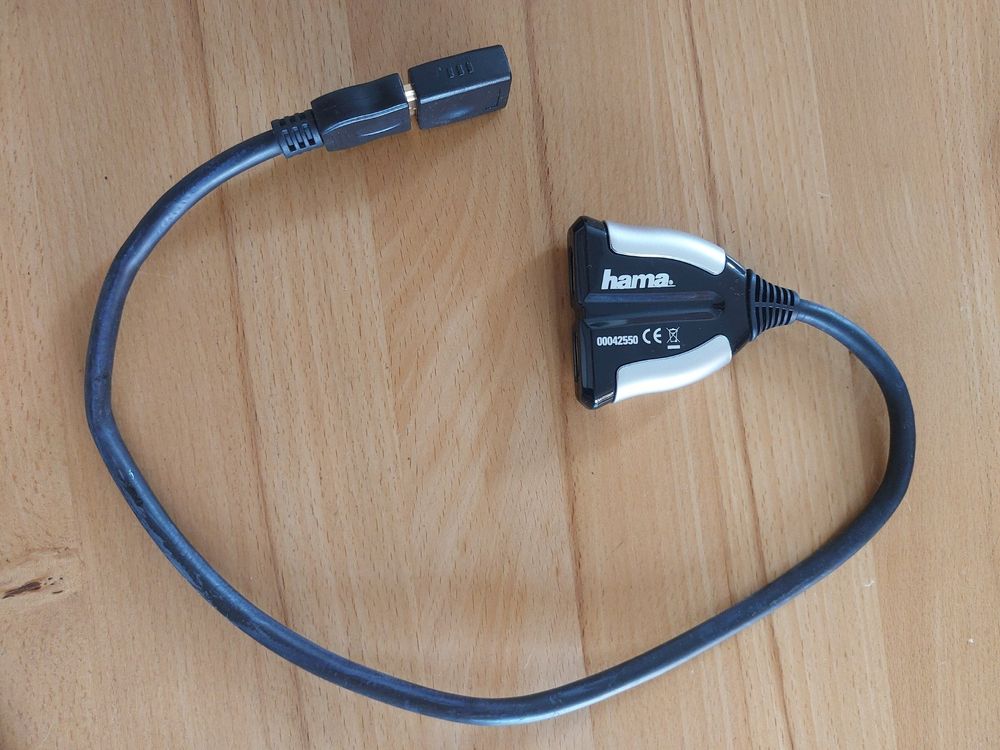 Hama Adaptateurs: HDMI-Switch mit HDMI-Kabel – D'occasion à Gelterkinden par Indiaca-Jo 2