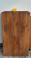 IKEA IVAR shelves wood stained