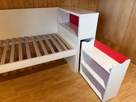 Bett mit Konsole ohne Matratze, IKEA