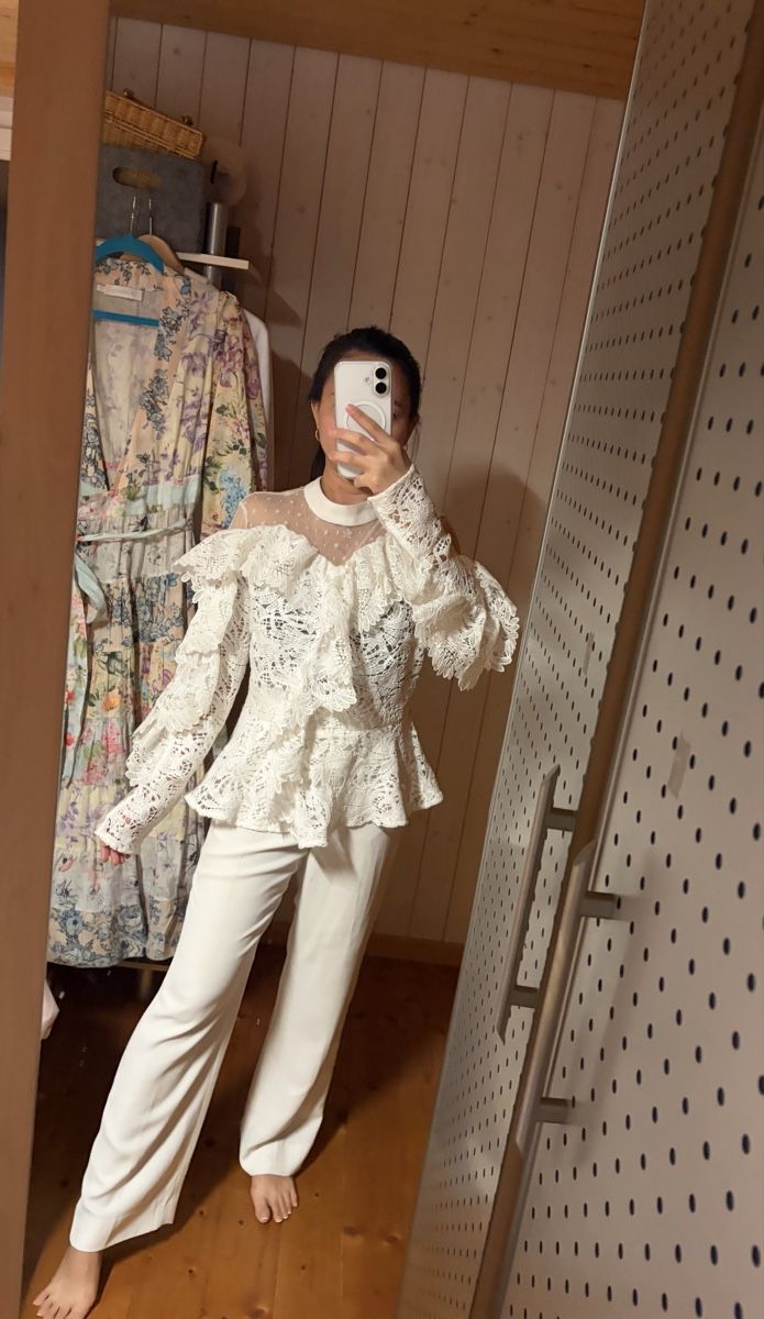 Camicette: Elegant White Blouse – Nuovo (secondo la descrizione) da St.Josefen venduto da lop_lh8d 2