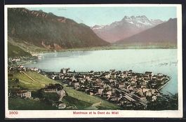 Montreux, Vue générale et la Dent du M