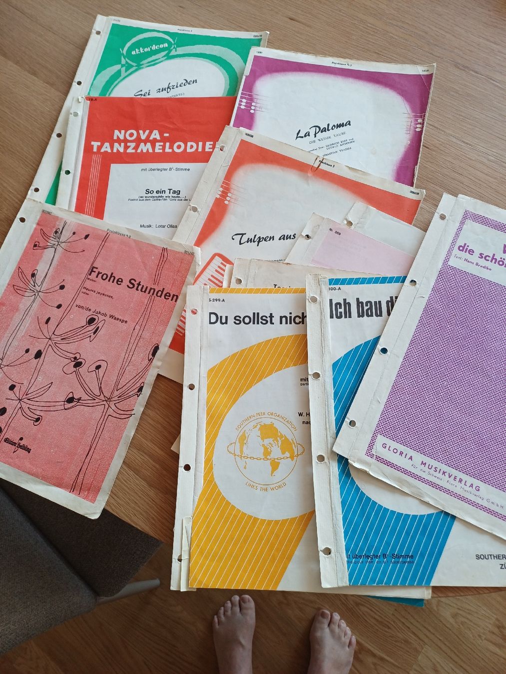 Strumenti musicali: Handorgel-Notenblätter-Sammlung: Schlager, Walzer, Oldies – Usato da Amriswil venduto da SANNamerino