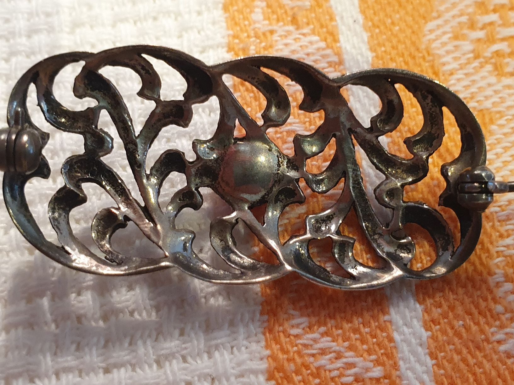 Spille & Fermagli: Jugendstil Designer Korallen, 800er Silber Brosche – Usato da Wohlen AG venduto da palmsprings 6