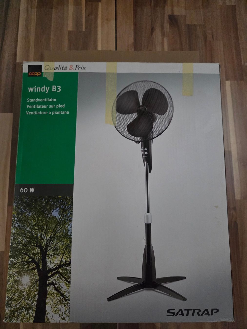 Ventilateurs: Standventilator SATRAP windy B3 60W schwarz – D'occasion à Wettingen par bsoubelet