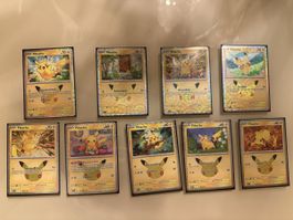 9 Pokemon Pikachu Karten Celebrations Set 
