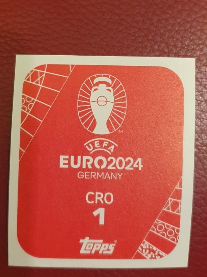Topps Sammelbilder & Trading cards: Topps Euro 2024 Sticker  Wappen CRO 1 CROATIA – Neu und originalverpackt aus Winterthur von Heazint 1