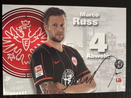 Signierte Sammelkarte Marco Russ Eintracht Frankfurt
