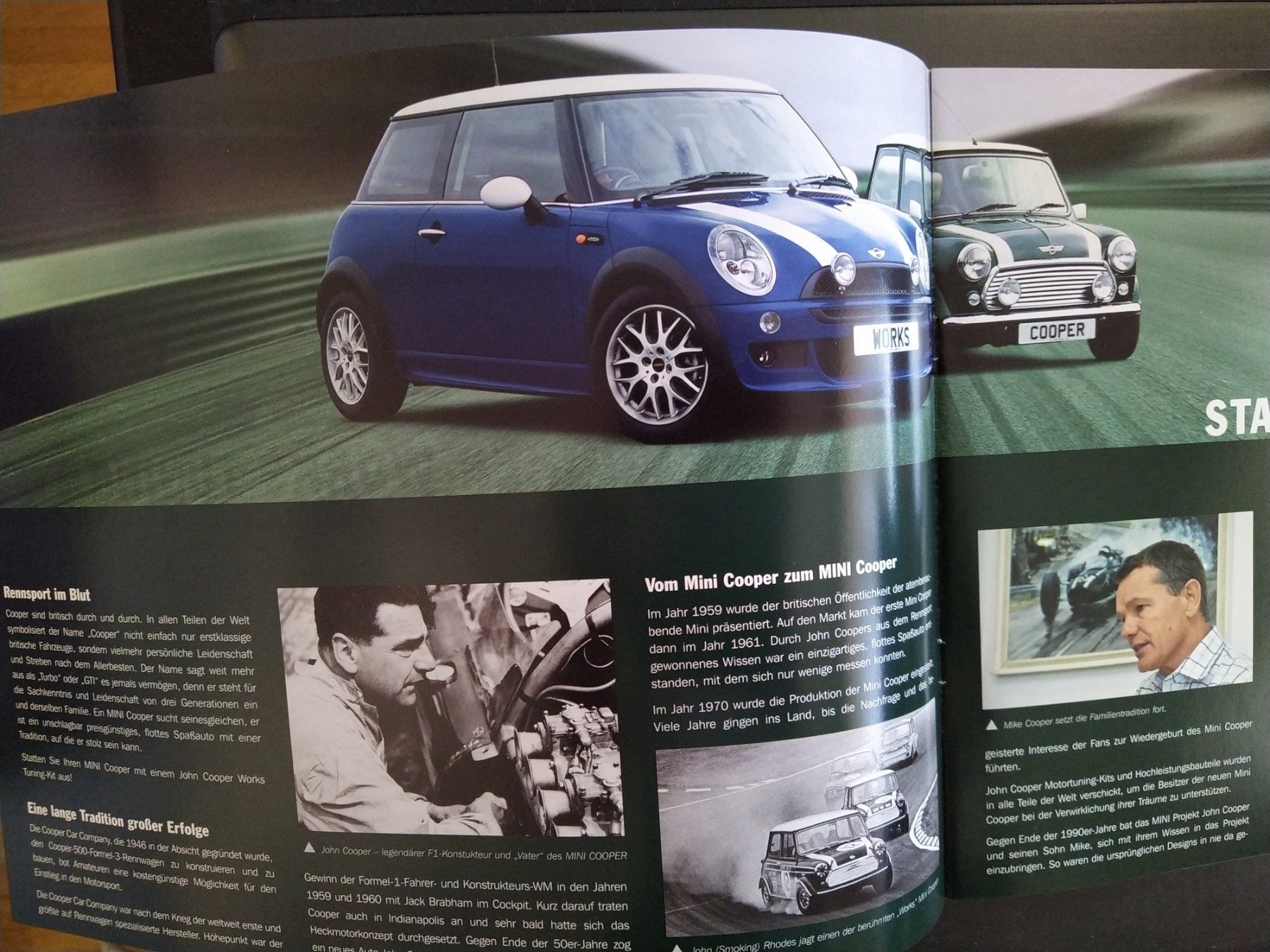 Mini Documenti: Prospekt JOHN COOPER WORKS TUNING Mini Cooper S, 2003 – Usato da Bern venduto da micky031 1