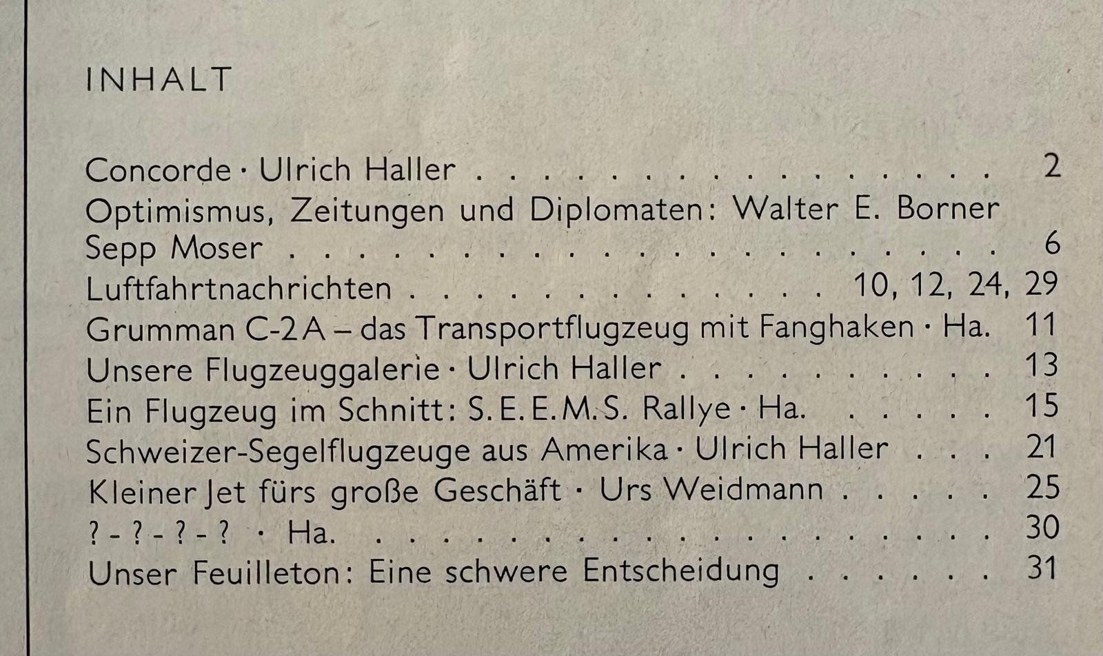 Zeitschriften & Magazine: COCKPIT DIE LUFTFAHRTZEITSCHRIFT OKTOBER 1965 – Gebraucht aus Ostermundigen von Wyatt-Earp 1